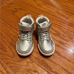 Hush Puppies Silver Kids Sneakers